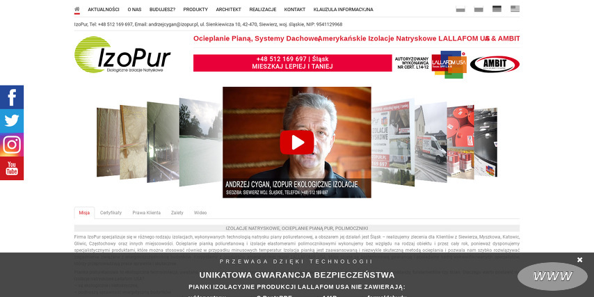 Izopur - Ekologiczne Izolacje Natryskowe
