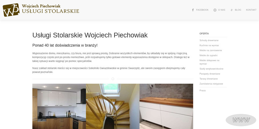 Wojciech Piechowiak Usługi Stolarskie