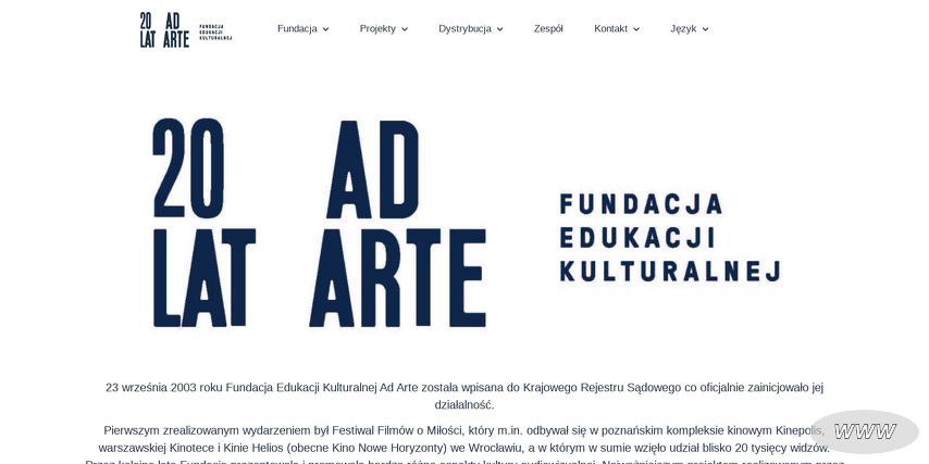 FUNDACJA EDUKACJI KULTURALNEJ AD ARTE