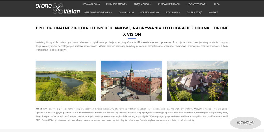 Drone X Vision Marcin Woźniak