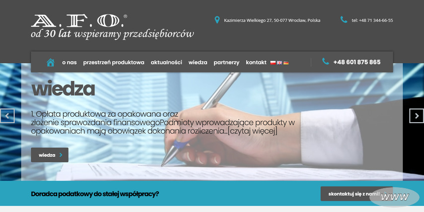 Kancelaria Doradztwa Podatkowego A.F.O.