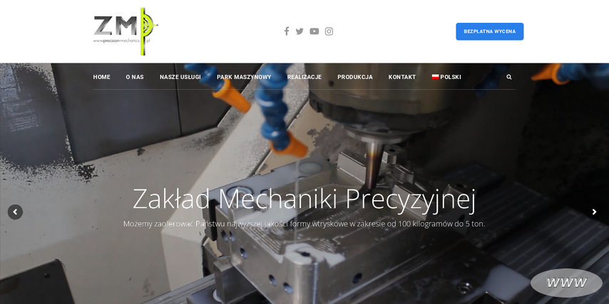 Zakład Mechaniki Precyzyjnej - Tomasz Klimaszewski