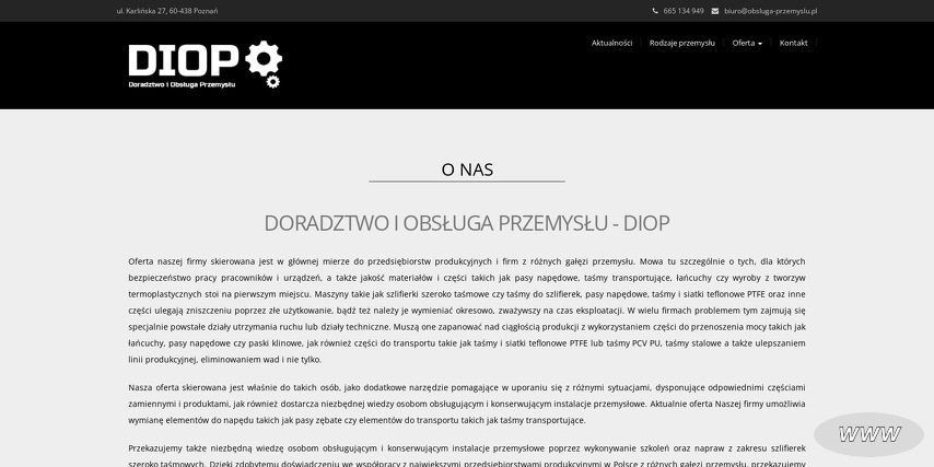 DIOP Doradztwo i Obsługa Przemysłu