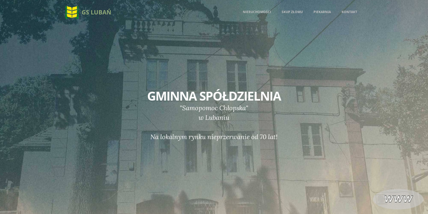 GMINNA SPÓŁDZIELNIA SAMOPOMOC CHŁOPSKA W LUBANIU