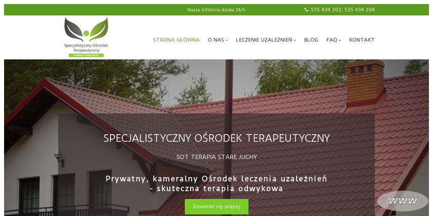 SOT Stare Juchy Przyjazna Klinika Uzależnień