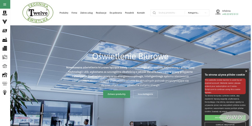 Twelve Technika Świetlna