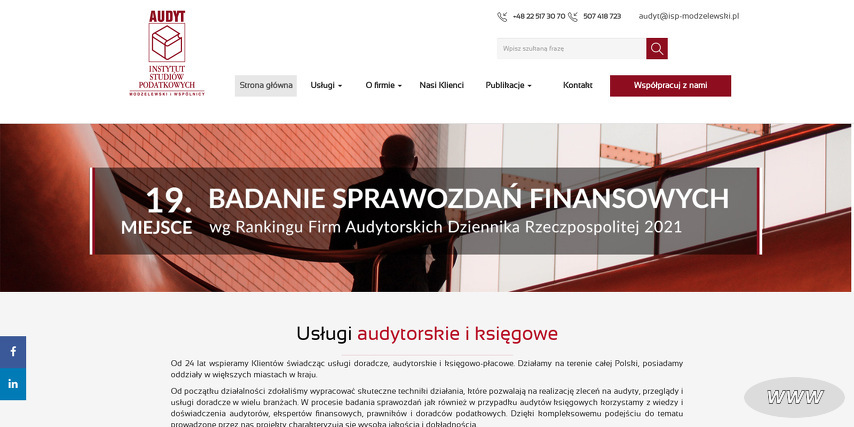 Instytut Studiów Podatkowych Modzelewski i Wspólnicy-Audyt Sp. z o.o.