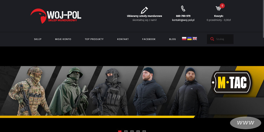Sklep militarny Woj-Pol