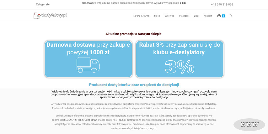 Sklep e-destylatory.pl