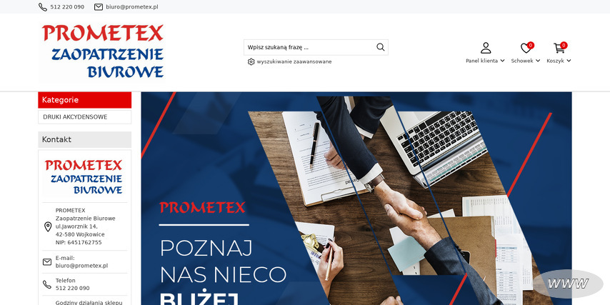 PROMETEX Zaopatrzenie Biurowe