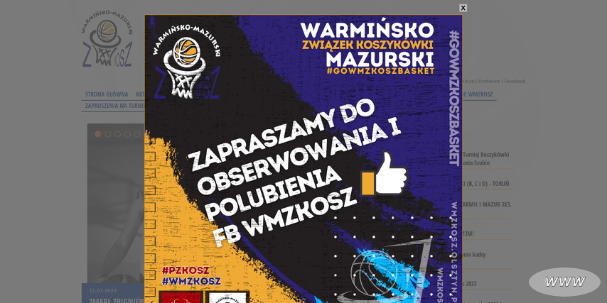 WARMIŃSKO MAZURSKI ZWIĄZEK KOSZYKÓWKI W OLSZTYNIE