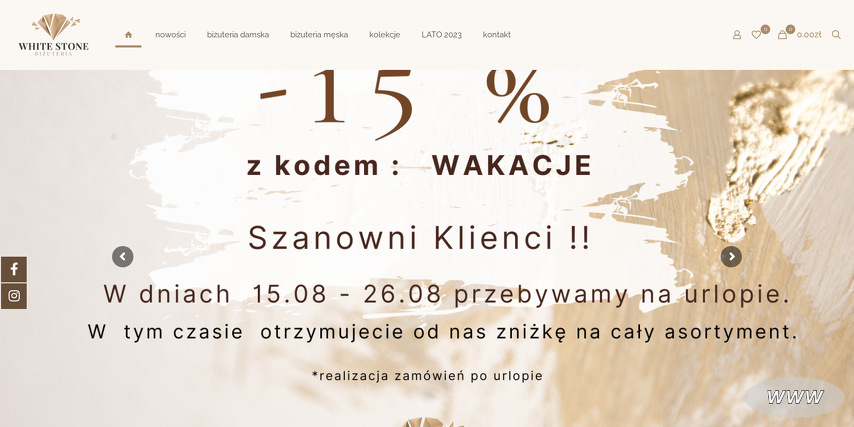 WHITE STONE Biżuteria Handmade Magdalena Zatwarnicka