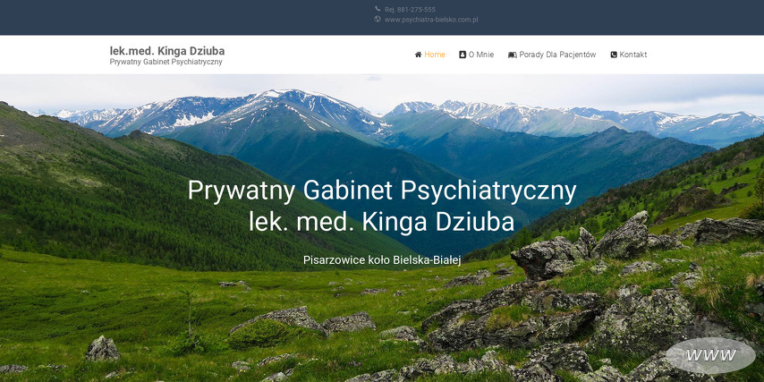 Gabinet psychiatryczny Kinga Dziuba