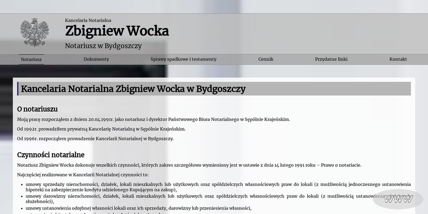 Kancelaria Notarialna Zbigniew Wocka