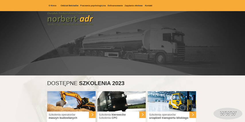 OŚRODEK DOSKONALENIA ZAWODOWEGO NORBERT-ADR SP Z O O