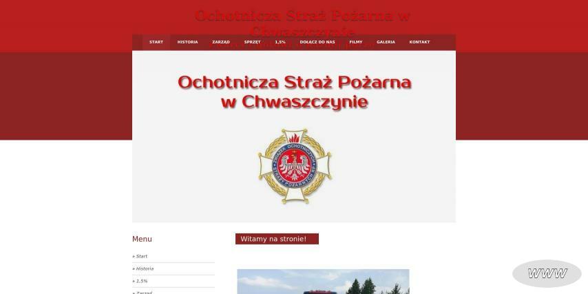 OCHOTNICZA STRAŻ POŻARNA W CHWASZCZYNIE