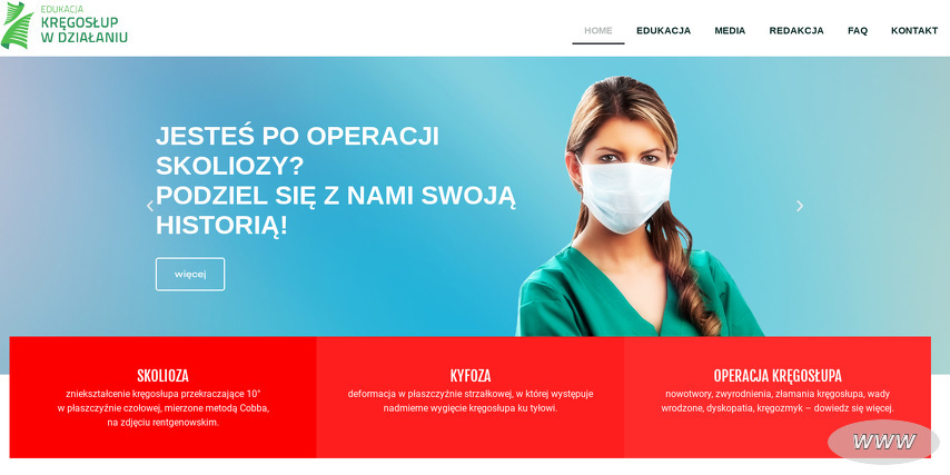 EDUKACJA KRĘGOSŁUP W DZIAŁANIU