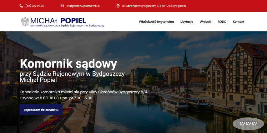 Komornik sądowy Michał Popiel