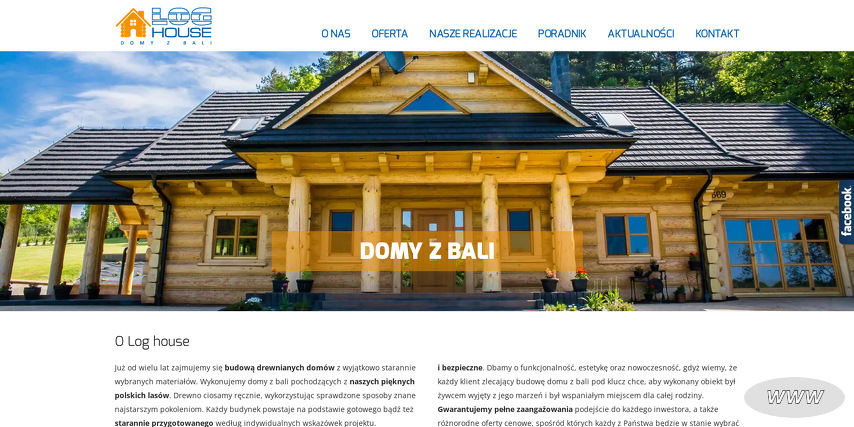 LOG HOUSE - Domy z bali Gabriel Gawlak