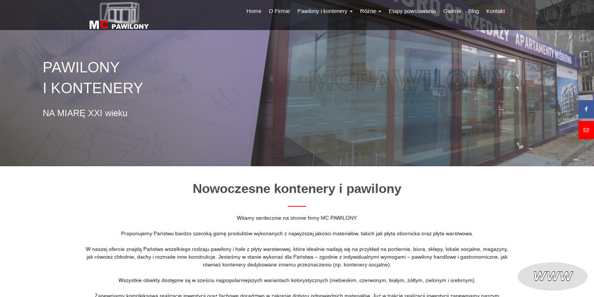 MC PAWILONY Przedsiębiorstwo Wielobranżowe Marcin Cieślak