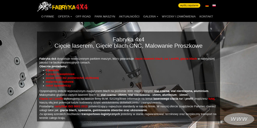Fabryka 4x4 Sp. z o.o. Sp. komandytowa