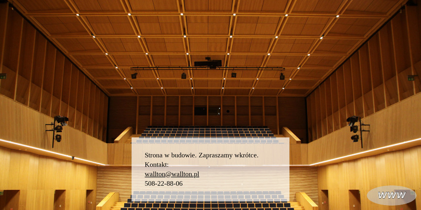 WALLTON TECHNOLOGIE AKUSTYCZNE SP Z O O