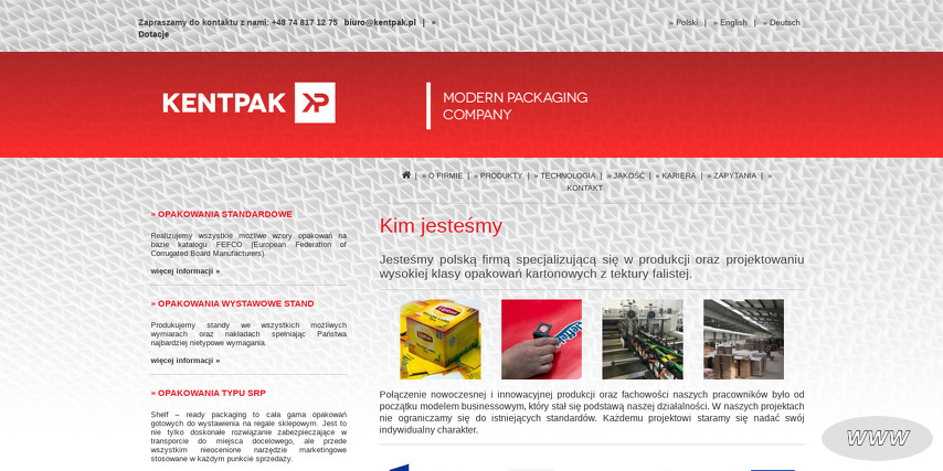 KENT PAK OPAKOWANIA SP Z O O