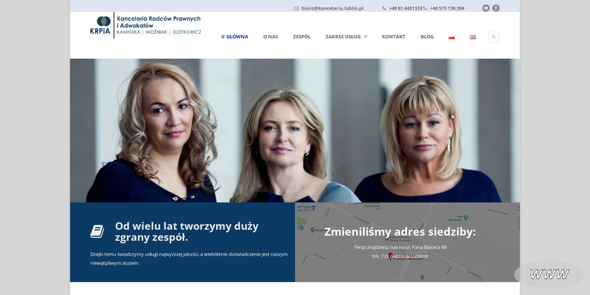 Kancelaria Radców Prawnych i Adwokatów Kamińska, Woźniak, Złotkiewicz Sp.j.