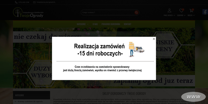 Elżbieta Szymańska Gospodarstwo Szkółkarskie "Twoje Ogrody"