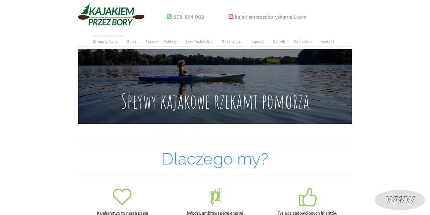 Kajakiem przez bory