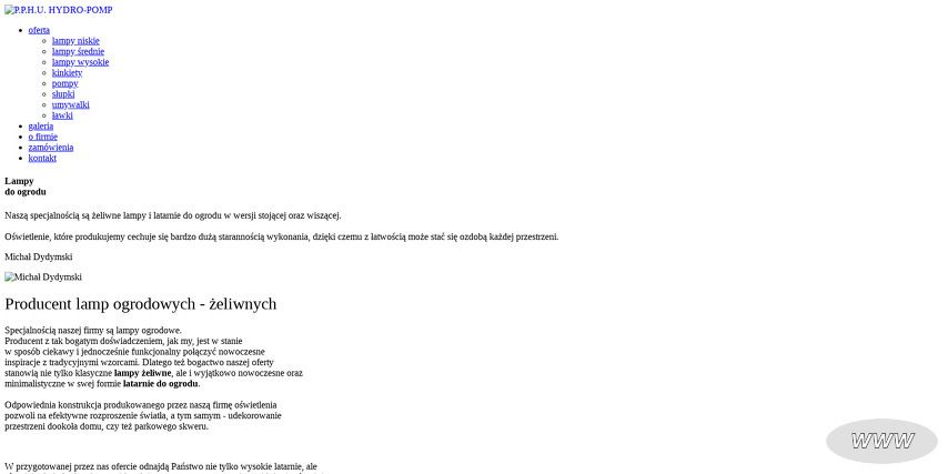 P.P.H.U. Hydro-Pomp Michał Dydymski