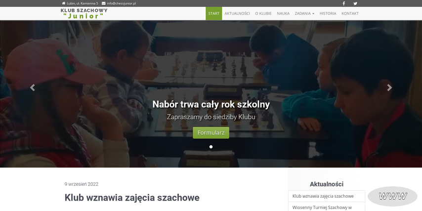 KLUB SZACHOWY JUNIOR