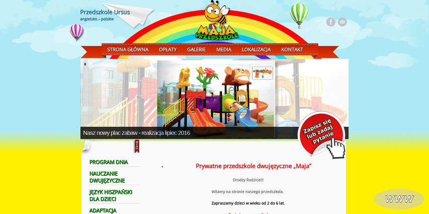 Przedszkole angielsko-polskie "Maja"